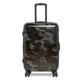 HEYS Black Camo Hard Medium Black Camo Luggage Trolley