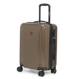 SWISSBRAND Vernier Hard Body Cabin Coffee Luggage Trolley