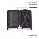 SWISSBRAND C BADEN Range Black Color Hard Cabin Luggage