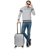 SWISSBRAND C BADEN Range Grey Color Hard Cabin Luggage