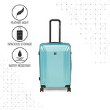 SWISSBRAND C VERNIER Range Green Color Hard Cabin Luggage