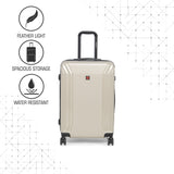 SWISSBRAND C VERNIER Range Beige Color Hard Cabin Luggage