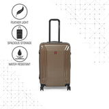 SWISSBRAND C VERNIER Range Coffee Color Hard Cabin Luggage