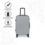 SWISSBRAND C BADEN Range Grey Color Hard Cabin Luggage