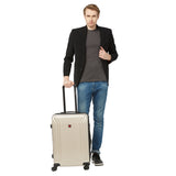 SWISSBRAND Vernier Hard Body Large Beige Luggage Trolley