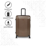 SWISSBRAND C VERNIER Range Coffee Color Hard Cabin Luggage