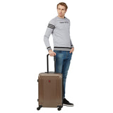 SWISSBRAND C VERNIER Range Coffee Color Hard Cabin Luggage