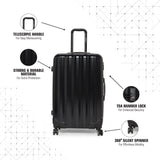 SWISSBRAND Baden Hard Medium Black Luggage Trolley