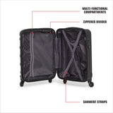 SWISSBRAND Baden Hard Medium Black Luggage Trolley