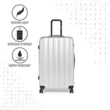 SWISSBRAND C BADEN Range Silver Color Hard Cabin Luggage