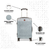 SWISSBRAND C GENEVE Range Blue Color Hard Cabin Luggage