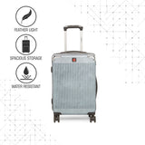 SWISSBRAND C GENEVE Range Blue Color Hard Cabin Luggage