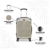 SWISSBRAND C GENEVE Range Gold Color Hard Cabin Luggage