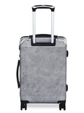 SWISSBRAND C GENEVE Range Silver Color Hard Cabin Luggage