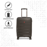 SWISSBRAND MATTERHORN Range Black Color Hard Luggage