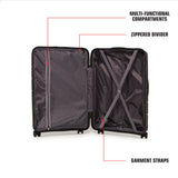 SWISSBRAND MATTERHORN Range Black Color Hard Luggage