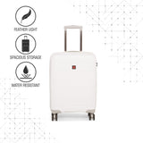 SWISSBRAND MATTERHORN Range White Color Hard Cabin Luggage
