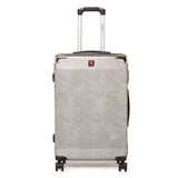 SWISSBRAND C GENEVE Range Silver Color Hard Cabin Luggage