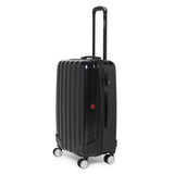 SWISSBRAND Sion Hard Body Medium Black/Black Luggage Trolley