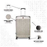 SWISSBRAND Geneve Hard Body Large Gold Luggage Trolley