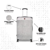 SWISSBRAND C GENEVE Range Silver Color Hard Cabin Luggage