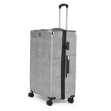 SWISSBRAND C GENEVE Range Silver Color Hard Cabin Luggage