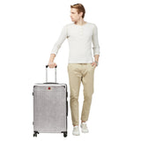 SWISSBRAND C GENEVE Range Silver Color Hard Cabin Luggage