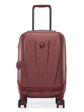 HEYS VANTAGE Burgundy Color Polycarbonate Material Hard Trolley