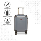 SWISSBRAND ETOY Range Dark Grey Color Hard  Luggage