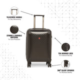 SWISSBRAND AUBONNE Range Black Color Hard  Luggage