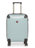 SWISSBRAND Aubonne Hard Body Cabin Light Blue Luggage Trolley