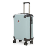 SWISSBRAND Aubonne Hard Body Cabin Light Blue Luggage Trolley