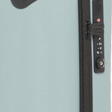 SWISSBRAND Aubonne Hard Body Cabin Light Blue Luggage Trolley