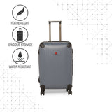 SWISSBRAND ETOY Range Dark Grey Color Hard  Luggage