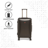 SWISSBRAND AUBONNE Range Black Color Hard  Luggage