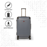 SWISSBRAND ETOY Range Dark Grey Color Hard  Luggage