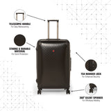 SWISSBRAND AUBONNE Range Black Color Hard  Luggage