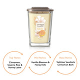 Yankee Candle Elevation Large Jar Rice Milk and Honey