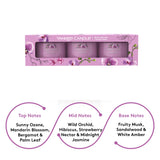 Yankee Candle Filled Votive Scented Candle - Wild Orchid (Pack of 3)