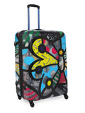 HEYS BRITTO TRANSPARENT BUTTERFLY Range Multicolor Color Hard Luggage