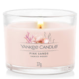 Yankee Candle Filled Votive Scented Candles - Pink Sands (Pack of 3)