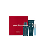 Ferragamo FERRAGAMO Intense Leather Set (Eau de Parfum 100ml + 10ml+ Shampoo & Shower Gel 100ml)