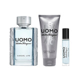 Ferragamo Uomo Casual Life Set (Eau de Toilette 100ml + 10ml + Shampoo & Shower Gel 100ml)