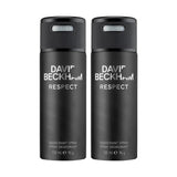 David Beckham Respect Deodorant Spray 150ml (Pack of 2)
