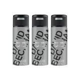 David Beckham Homme Deodorant Spray 150ml (Pack of 3)