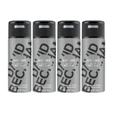 David Beckham Homme Deodorant Spray 150ml (Pack of 4)