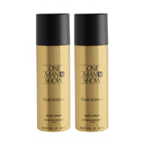 Jacques Bogart One Man Show Gold Deodorant Spray 200ml (Pack of 2)