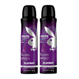 Playboy Endless Night Deodorant Spray 150ml For Her (Pack of 2)