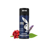 Playboy King M Deodorant Spray 150ml (Pack of 4)