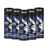Playboy King M Deodorant Spray 150ml (Pack of 5)